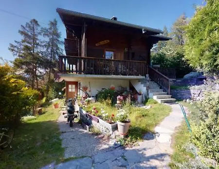 Spacious Chalet In Vercorin, Overlooking The Rhone Valley *