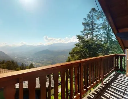 Spacious Chalet In Vercorin, Overlooking The Rhone Valley Chalet *