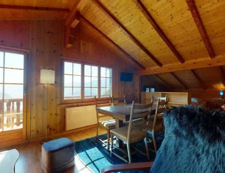 Spacious Chalet In Vercorin, Overlooking The Rhone Valley * Vercorin